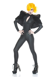 PVC Catsuit with a Collar