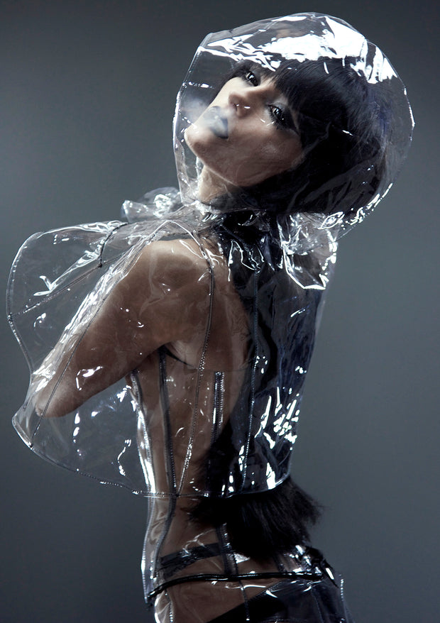 Clear PVC Overbust Corset