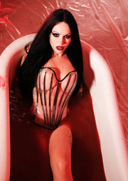 Clear PVC Overbust Corset