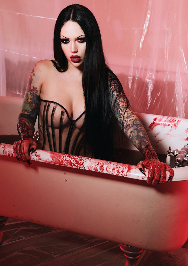 Clear PVC Overbust Corset