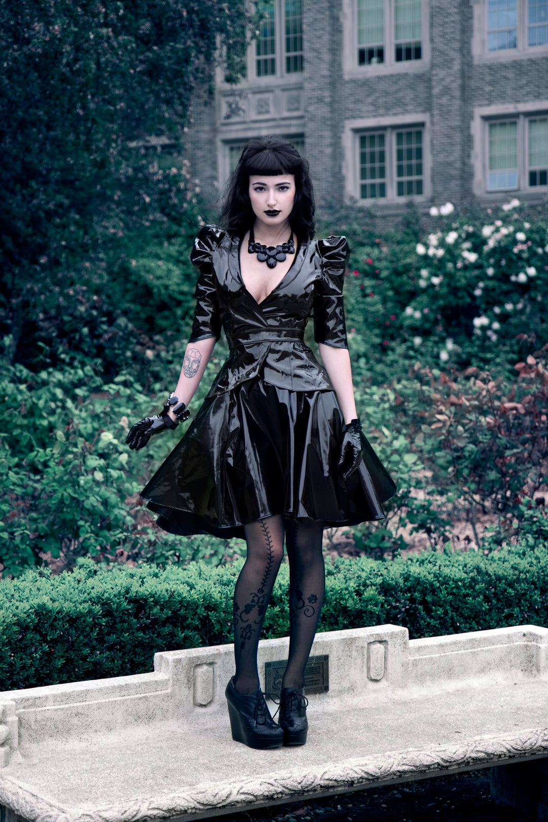 ジャケット・アウター ASKKY/GRUNGE OFFICER JACKET//RIBBON COAT Artifice Products - Victorian PVC belted Jacket – Artifice Clothing