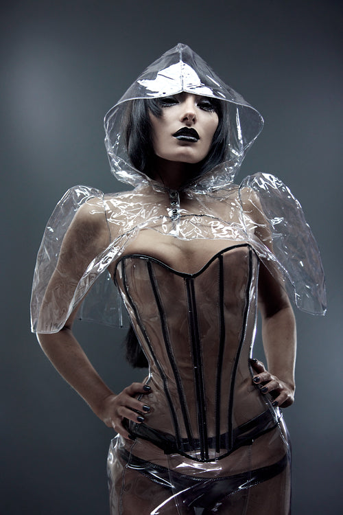 Clear PVC Overbust Corset