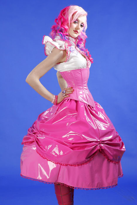 layered cupcake dress Cherry Cupcake Gown Teuta Matoshi