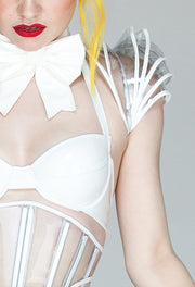 Clear PVC Structured shrug