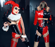 Harley Quinn angled Overbust corset