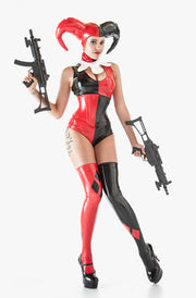 Harley Quinn V-Neck Jumpsuit