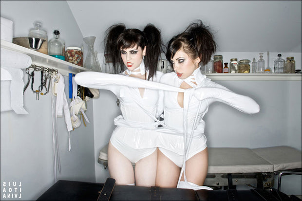 Siamese twin corset