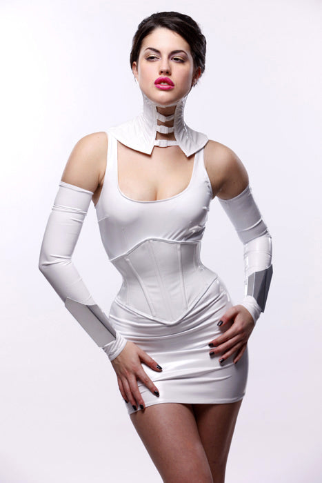 Artifice Products - PVC snap-up Neck Corset – Artifice Clothing