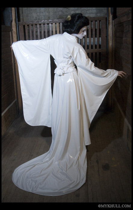 Artifice Products Elegant theatrical PVC Kimono – Artifice Clothing